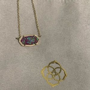 Purple Opal Kendra Scott Necklace